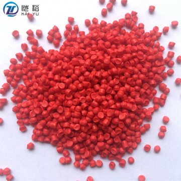 供應(yīng)45P環(huán)保紅色PVC插頭料 阻燃PVC插頭料